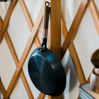 Barebones Stegepande <strong>Ferroa</strong>  Kulstål Blå Ø 24 cm