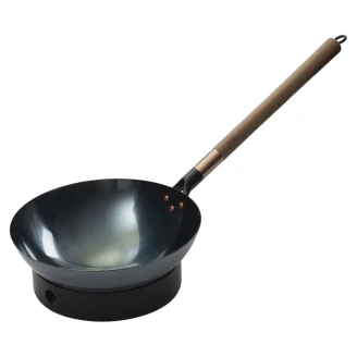 Barebones Wokpande <strong>Ferroa</strong>  Kulstål Blå Ø 30 cm