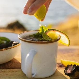 Barebones Sæt med Krus 2 stk <strong>Ivra</strong> Æggeskalshvid