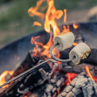 Barebones Sæt med Grillgafler 2 stk <strong>Cowboy</strong>  Sort