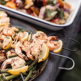 Barebones Sæt med Grillspyd 4 stk <strong>Cowboy</strong>  Sort