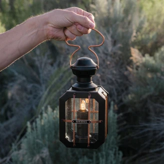 Barebones Lanterne­sæt <strong>Candle</strong>  Sort