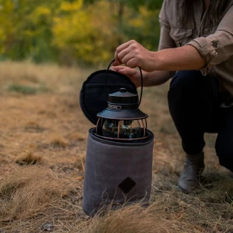 Barebones Polstret Lanterne­taske <strong>Forest Ny</strong>  Grå