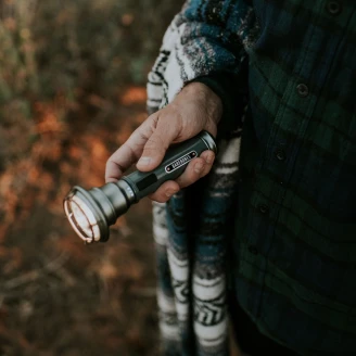 Barebones Vintage Mini Lommelygte Flash Grå