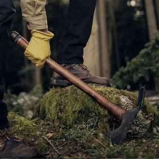 Barebones Pulaski-økse med Hylster <strong>Woodsman</strong>  Sort