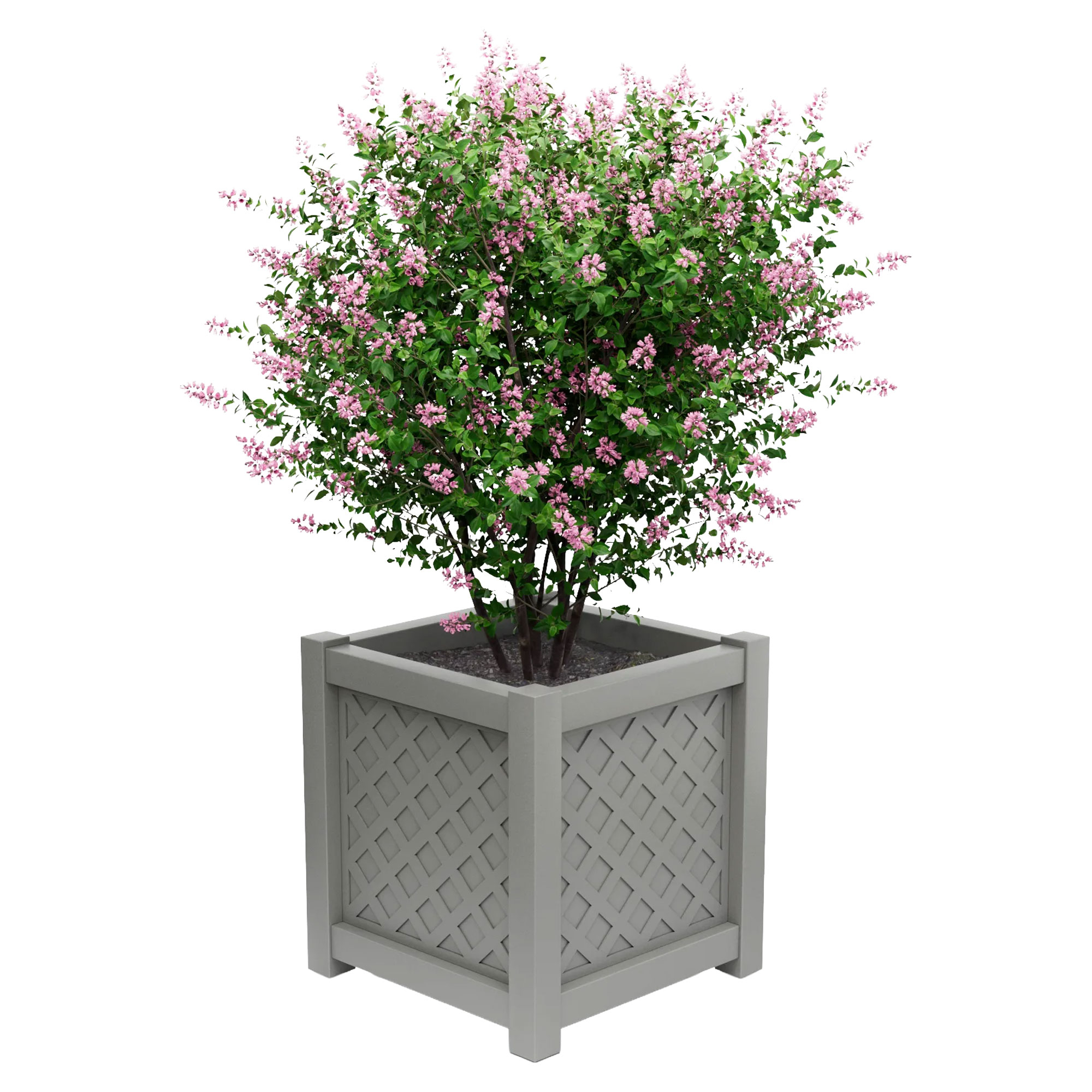 Udendørskrukke Metal Bloomsbury Støvgrå 60 cm