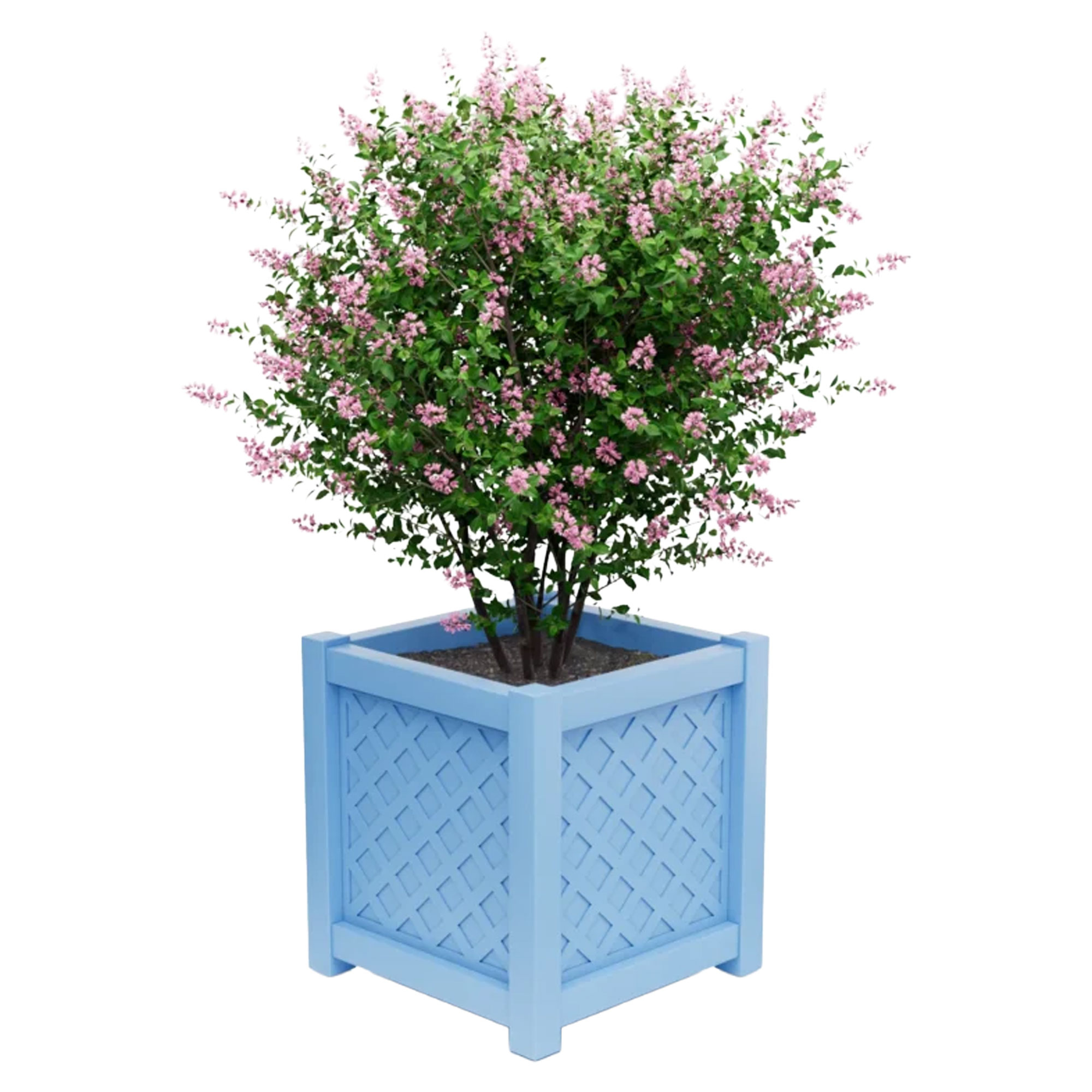 Udendørskrukke Metal Bloomsbury Pastelblå 60 cm