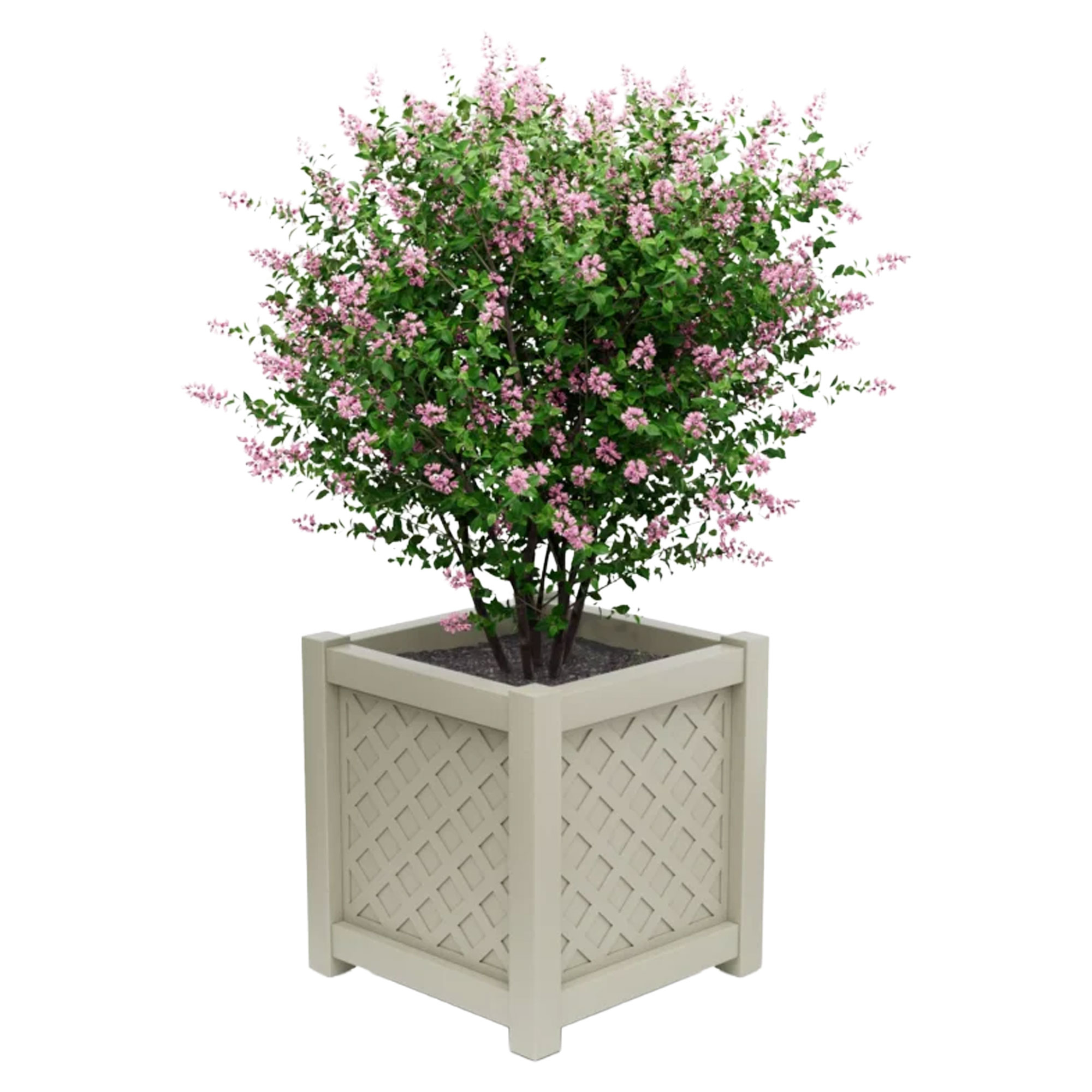 Udendørskrukke Metal Bloomsbury Småstensgrå 75 cm