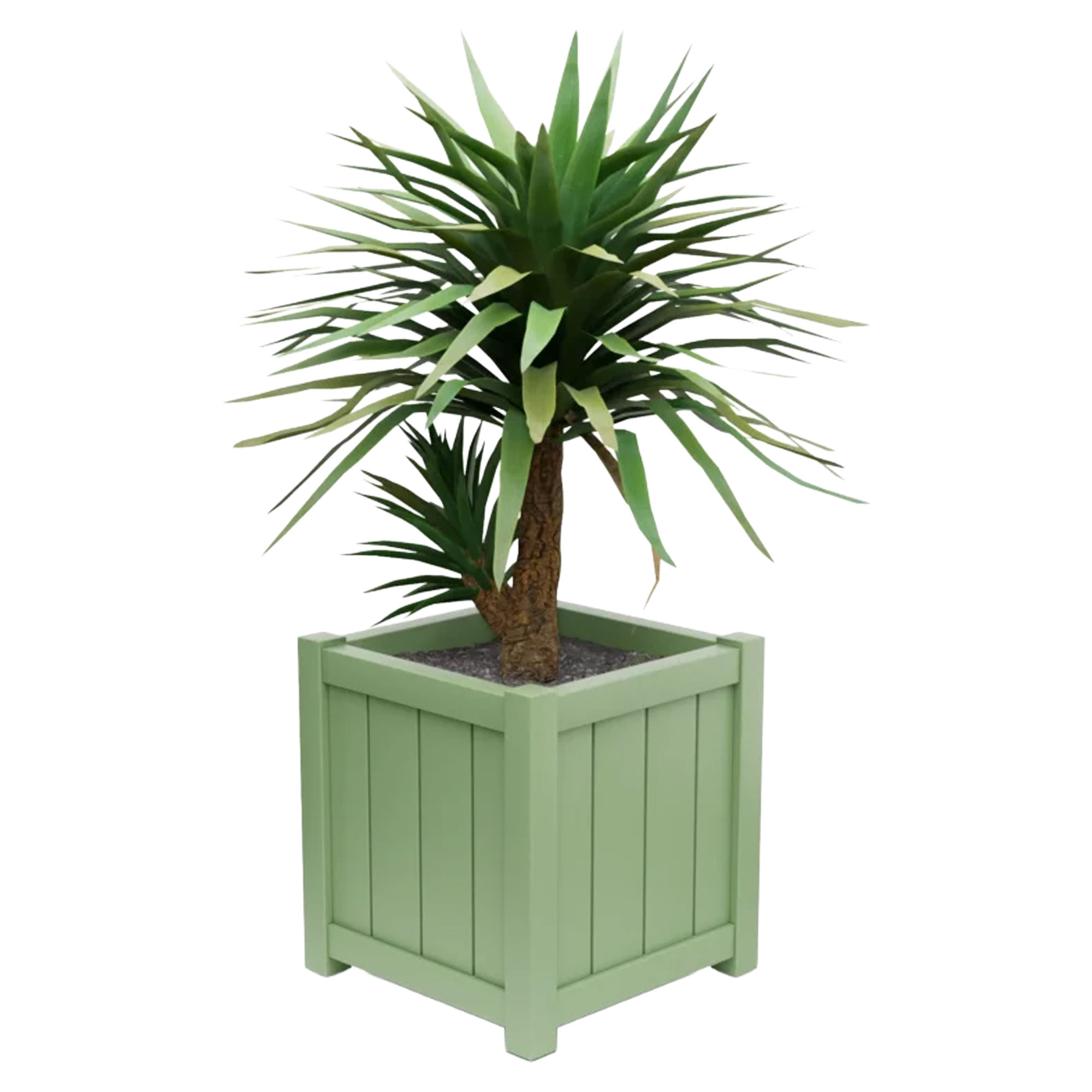 Udendørskrukke Metal Edenbridge Lysegrøn 75 cm