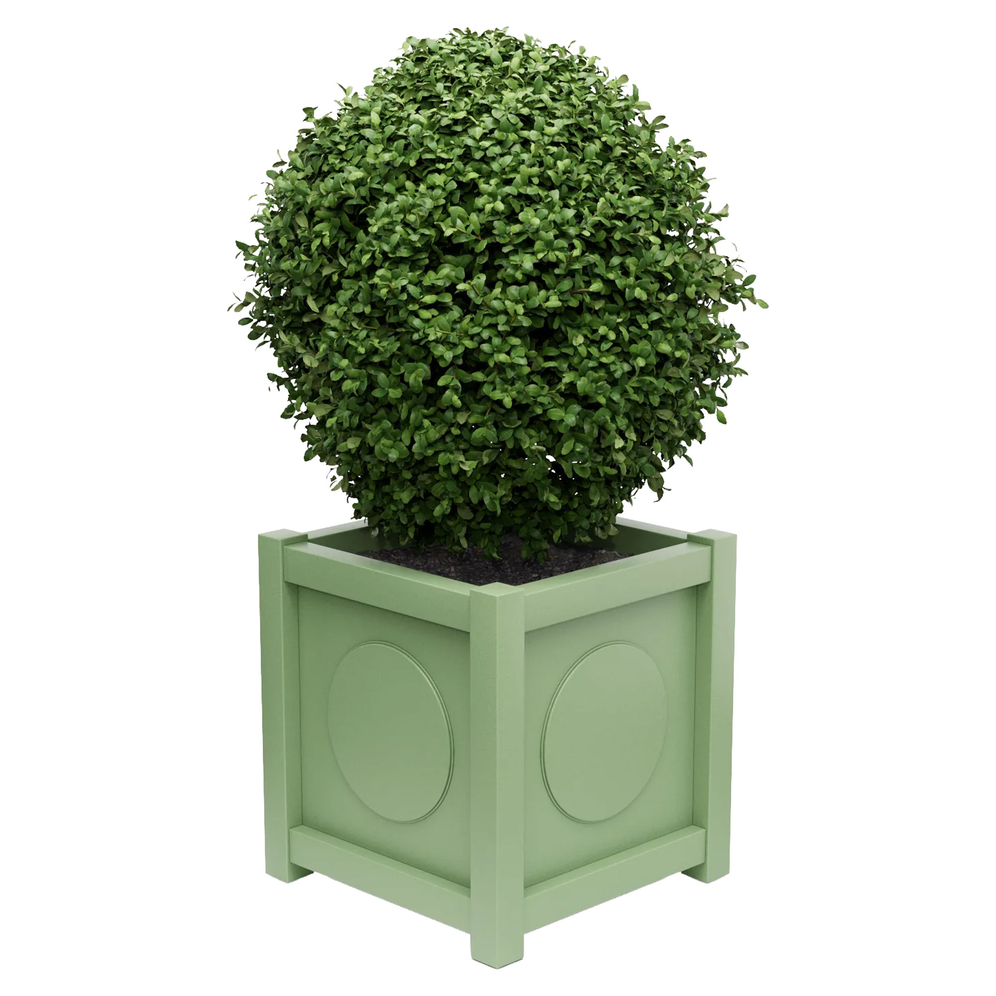 Udendørskrukke Metal Marseille Lysegrøn 75 cm