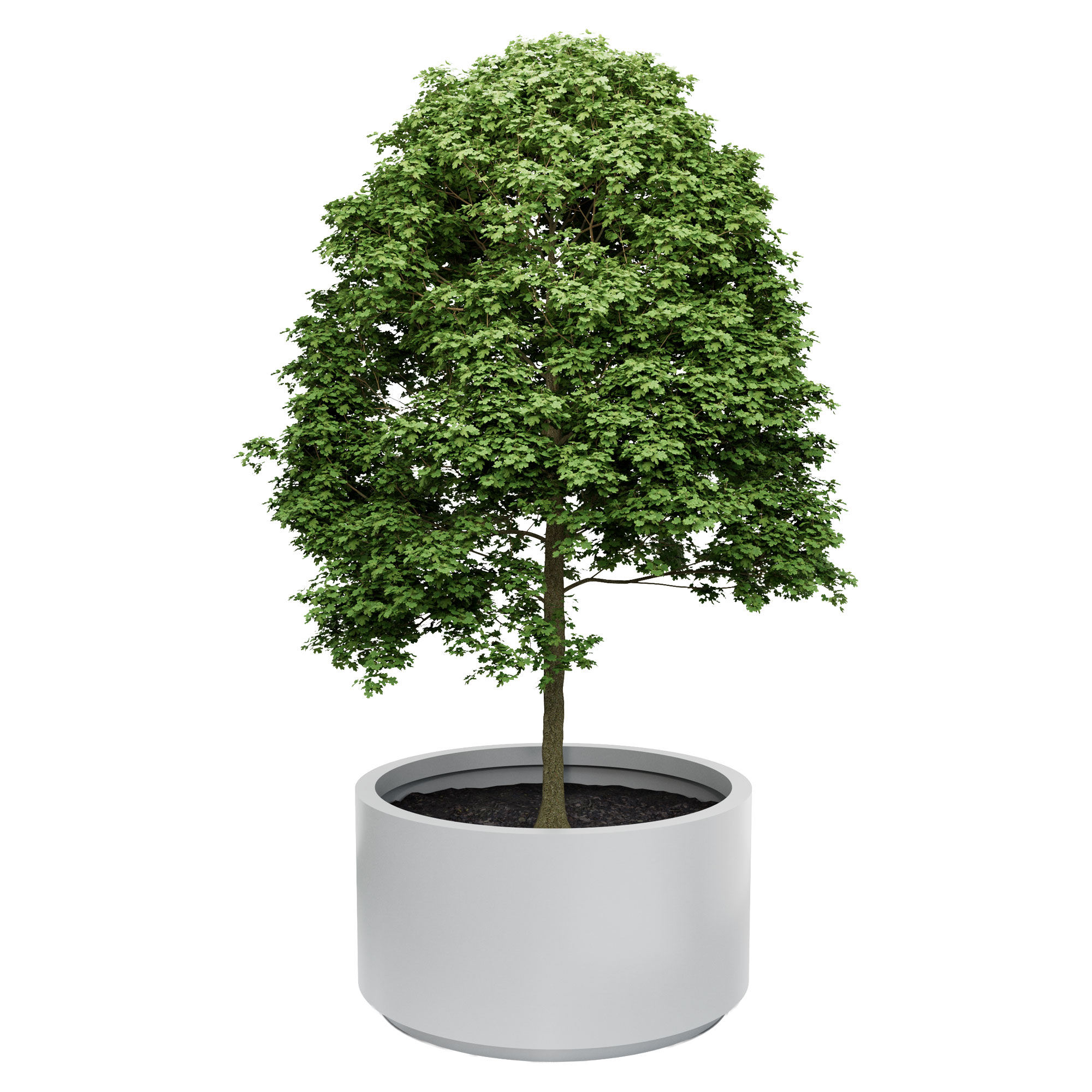 Udendørskrukke Metal Lindholm Grå Ø 100 cm