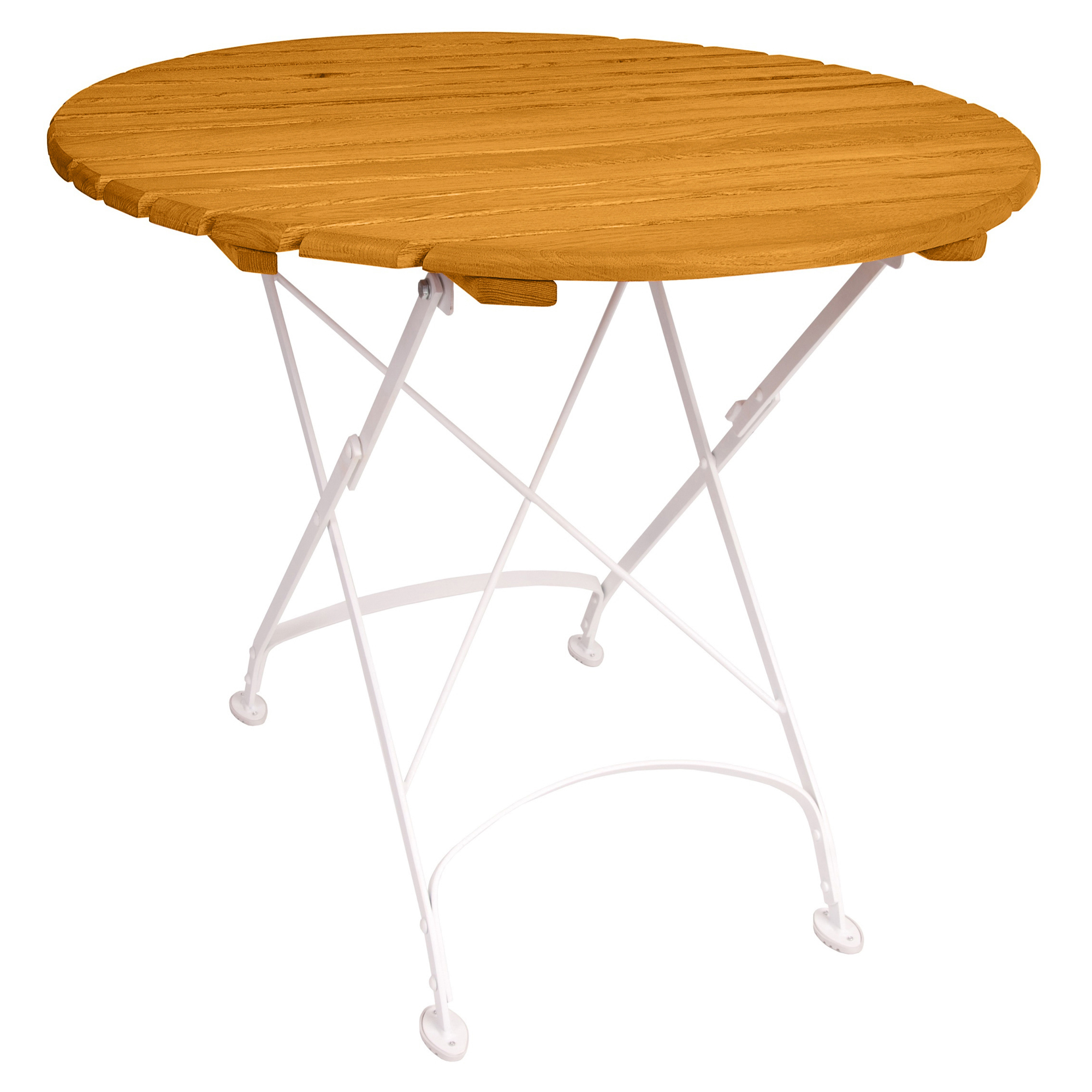 Udendørsbord Arvex Træ, Hvid Ø 110 cm