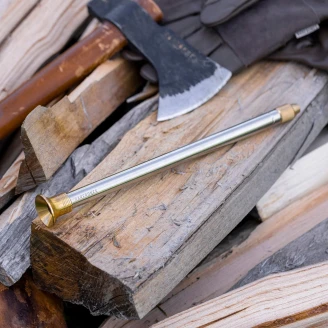 Barebones Teleskopisk Blæserør til Optænding <strong>Woodsman</strong>  Sølv