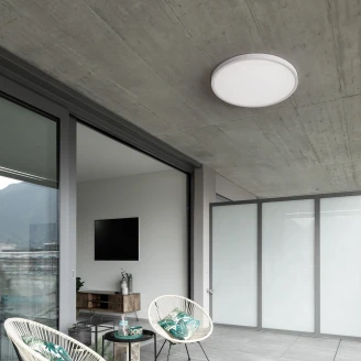 Nova Luce Loftlampe <strong>Dixie</strong>  Hvid Ø 40 cm