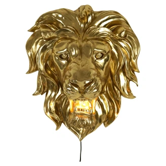 Werner Voss Væglampe <strong>King Lion</strong>  Guld Blank