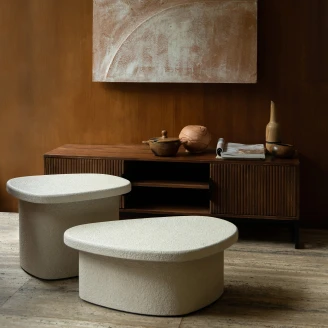 Dutchbone Sidebord Høj <strong>Veda</strong>  Beige