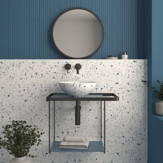 Dune Vægflise <strong>Fragmenta Dune</strong>  Ima Azul Mat-Relief 10x40 cm