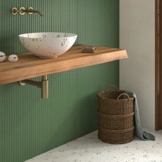 Dune Vægflise <strong>Fragmenta Dune</strong>  Ima Verde Mat-Relief 10x40 cm