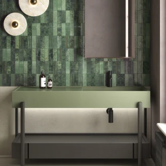 Dune Klinker <strong>Terraluz</strong>  Grøn Blank 15x15 cm