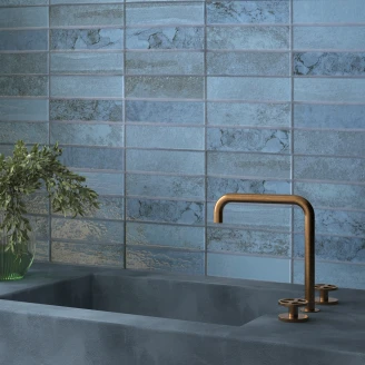 Dune Klinker <strong>Terraluz</strong>  Blå Blank 15x15 cm