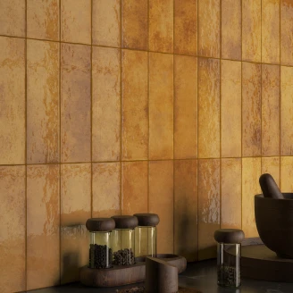 Dune Vægflise <strong>Alfar</strong>  Karamel Blank 7x20 cm