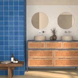 Dune Vægflise <strong>Meknes</strong>  Indigo Blank 13x13 cm