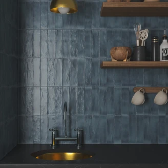 Dune Vægflise <strong>Riad Dune</strong>  Denim Blank 6x25 cm