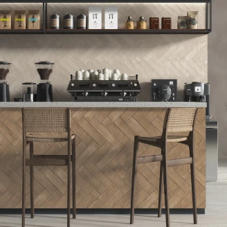 Dune Vægflise <strong>Riad Dune</strong>  Kakao Blank 6x25 cm