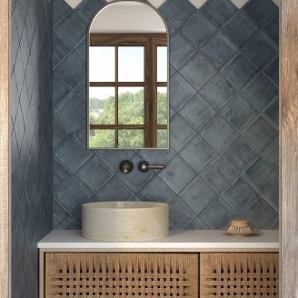 Dune Vægflise <strong>Riad Dune</strong>  Denim Blank 13x13 cm