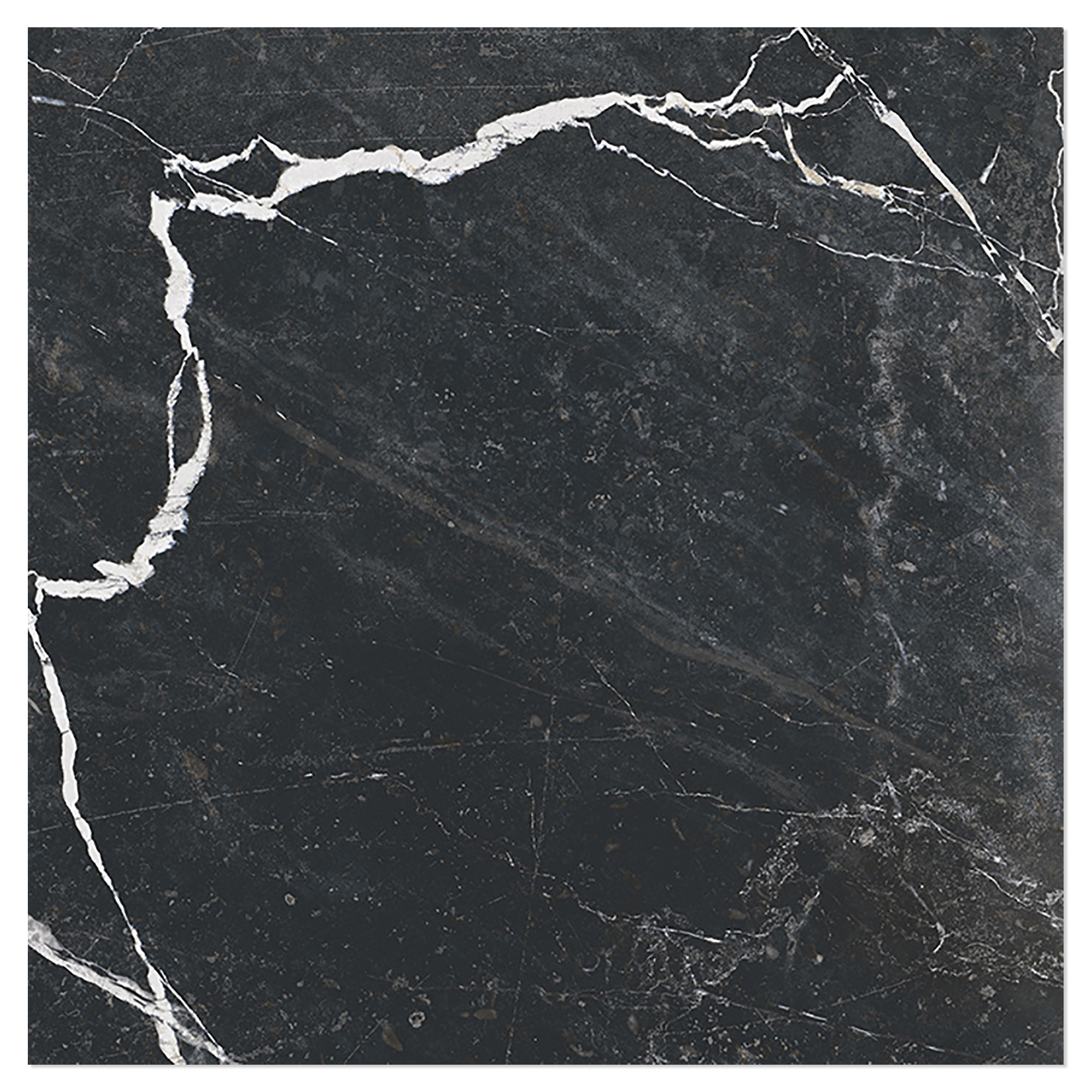 Marmor Klinker Palatina Sort Mat 30x30 cm