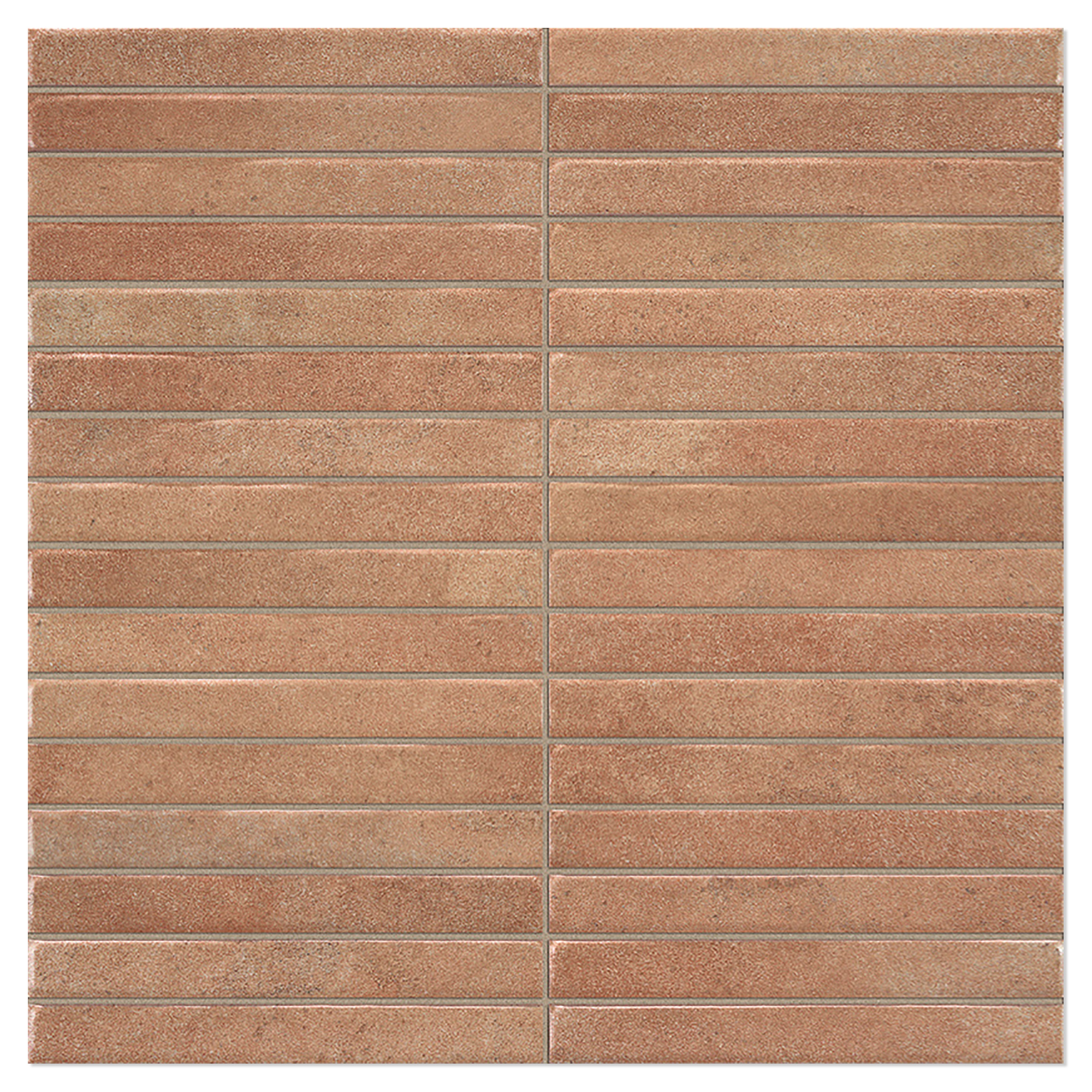 Vægflise Terrak Rød Pen Mat 35x35 cm