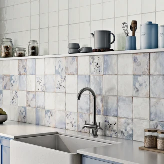 Klinker <strong>Relic</strong>  Hvid Mat 45x45 cm