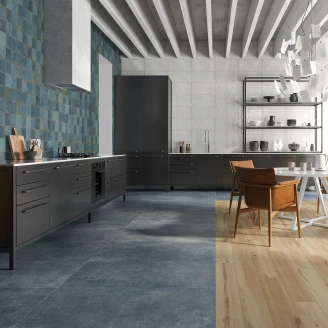 Klinker <strong>Havrust</strong>  Blå Mat 45x45 cm