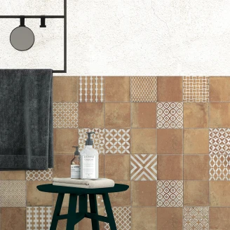 Klinker <strong>Taverna</strong>  Kobberhvid Mat 45x45 cm