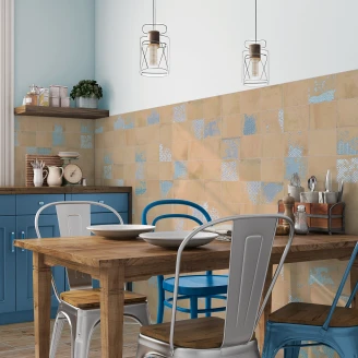 Klinker <strong>Taverna</strong>  Beige-Blå Mat 45x45 cm