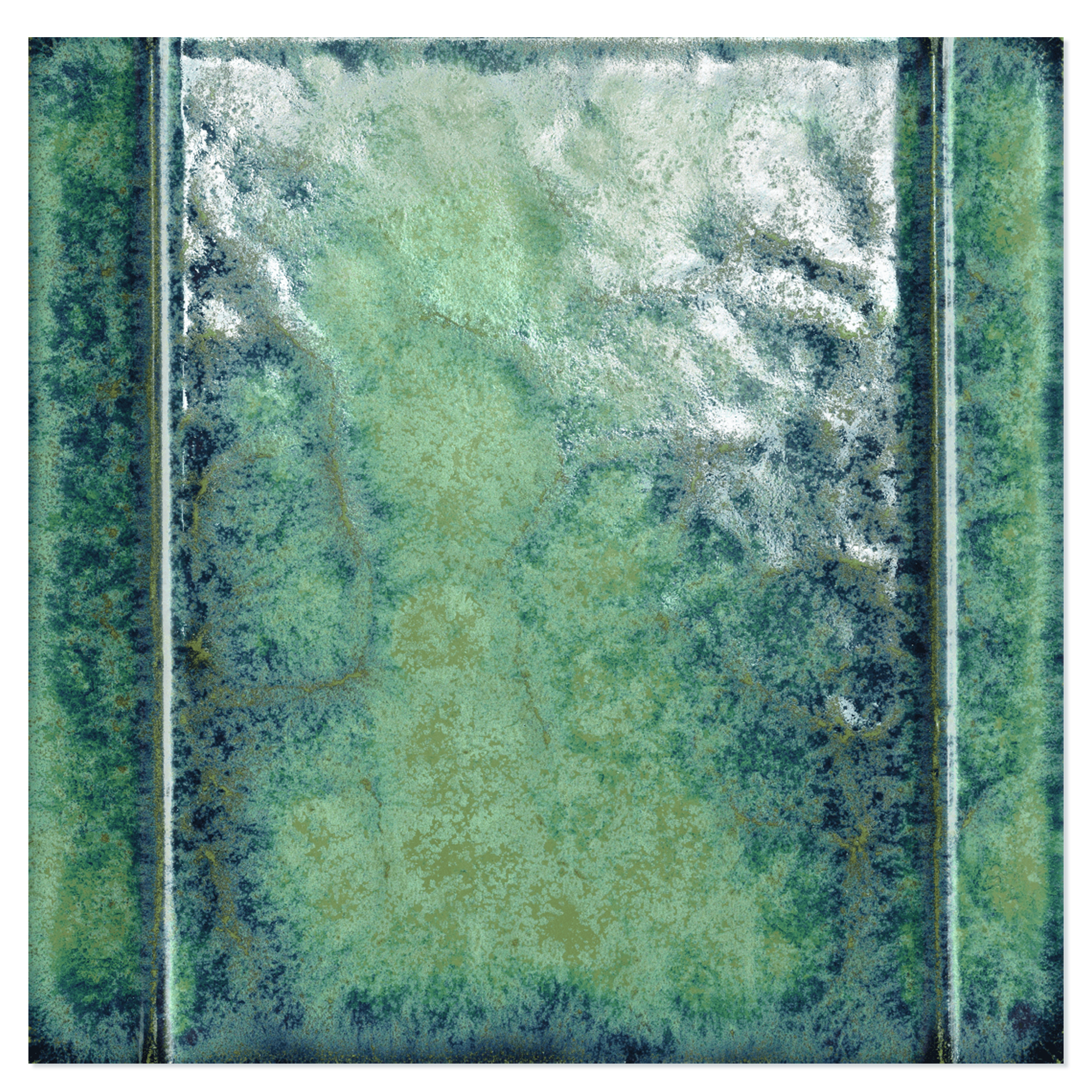 Natucer Vægflise Kyoto Palace B Blank-Relief 15x15 cm