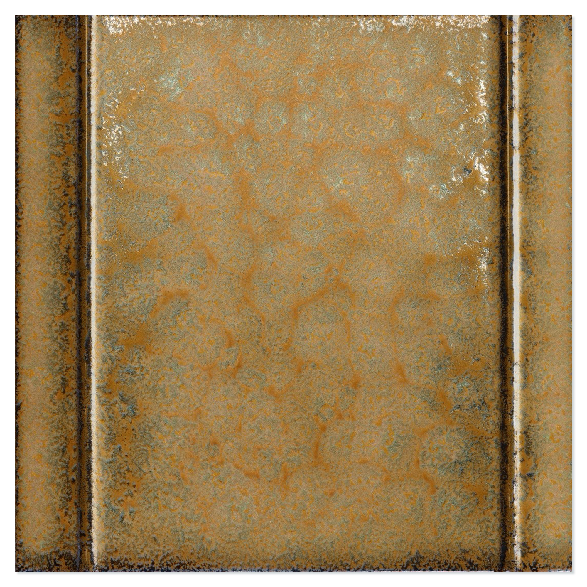 Natucer Vægflise Kyoto Nut B Blank-Relief 15x15 cm