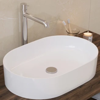 Håndvaskarmatur Høj <strong>Silia</strong>  Krom Blank