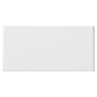 Pissano Vægflise Alborán Hvid Blank 8x15 cm