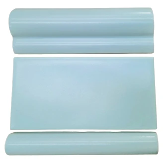 Pissano Dekor Vægflise Alborán Aqua Blå Mat 5x15 cm