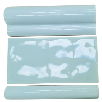 Pissano Dekor Vægflise Alborán Aqua Blå Blank 2x15 cm