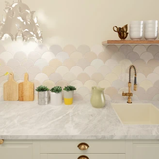 Vægflise <strong>Auri</strong>  Ørken Blank 15x17 cm