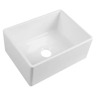 Keramisk Køkkenvask <strong>Bellehaven</strong>  Hvid Blank 61x46 cm Butler