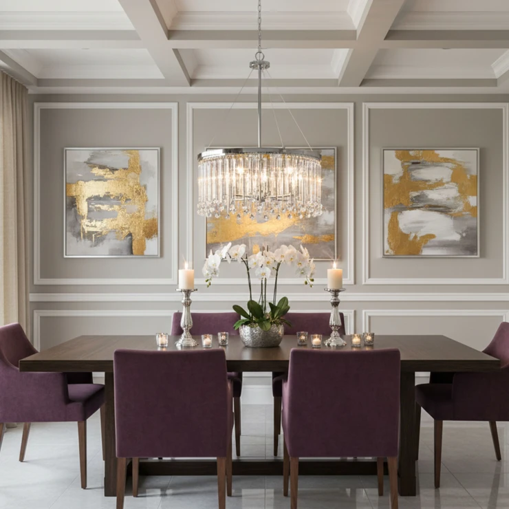 Kichler Hængende Lampe Piper Krom