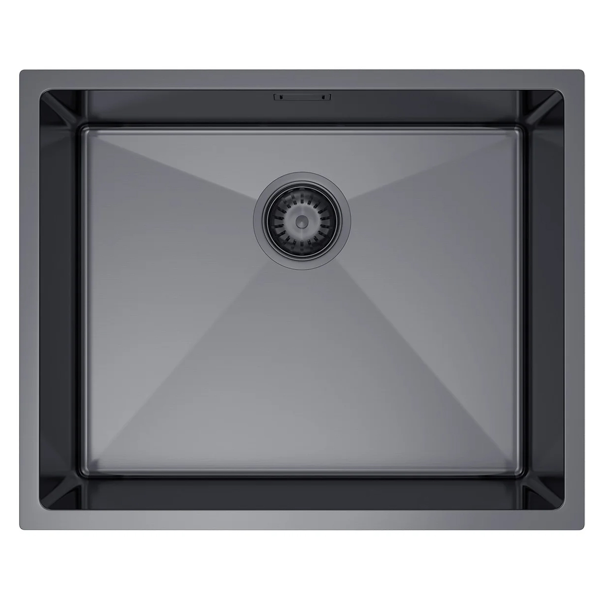 Rustfrit Stål Køkkenvask Valoise Grafit Mat 54x44 cm med Vandlås