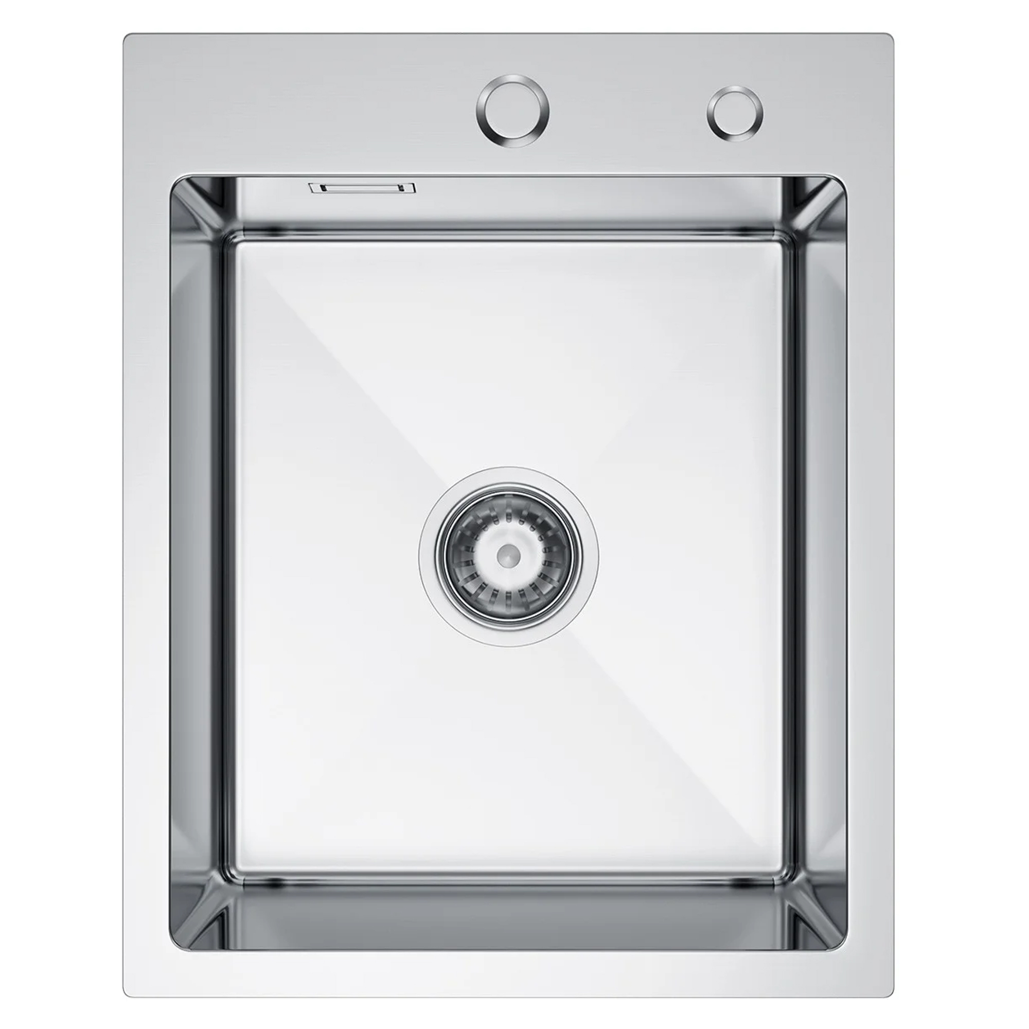 Rustfrit Stål Køkkenvask Arvion Krom Mat 40x50 cm med Vandlås