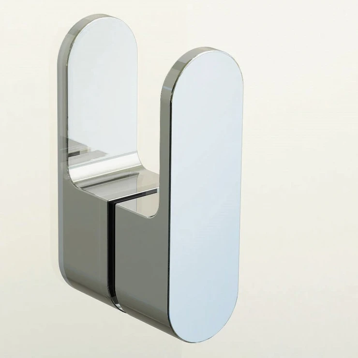 Ravak Brusehjørne Chrome Krom Mat 80 cm + 80 cm Rund