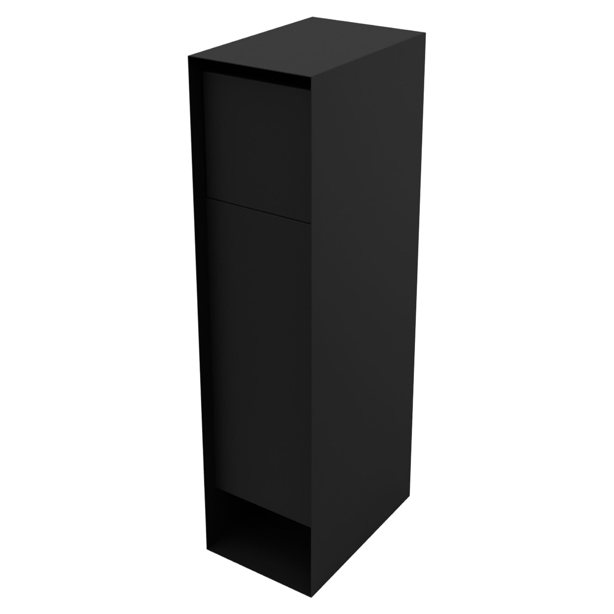 Postkasse Hortum Sort 30x45x120 cm