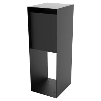 Postkasse <strong>Leafsby</strong>  Sort 30x40x100 cm