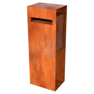 Postkasse <strong>Horto</strong>  Cortenstål 40x30x110 cm